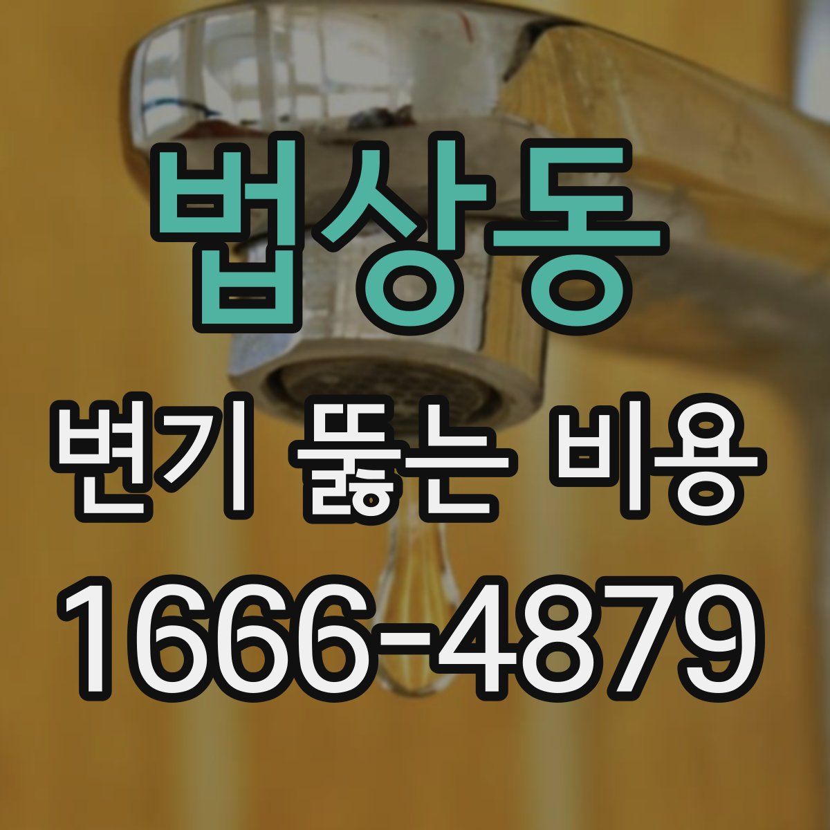 법상동 변기 뚫는 비용