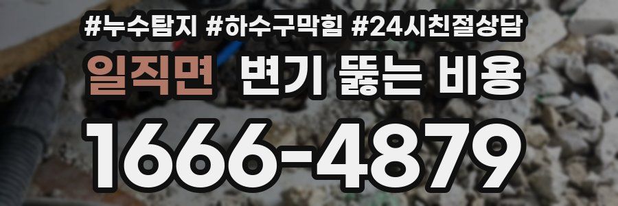 일직면 변기 뚫는 비용