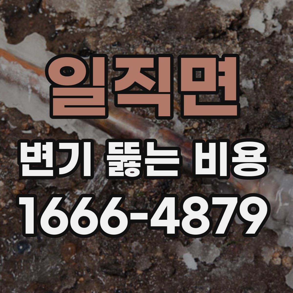 일직면 변기 뚫는 비용