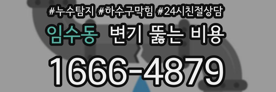 임수동 변기 뚫는 비용