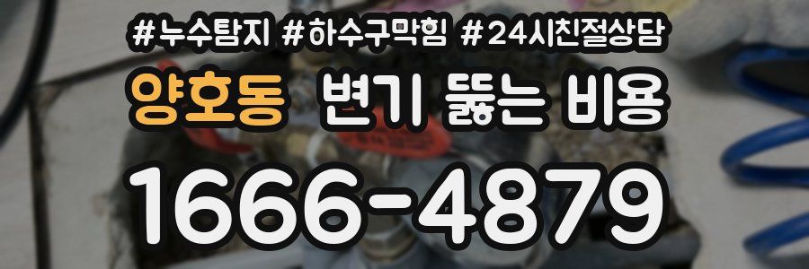 양호동 변기 뚫는 비용