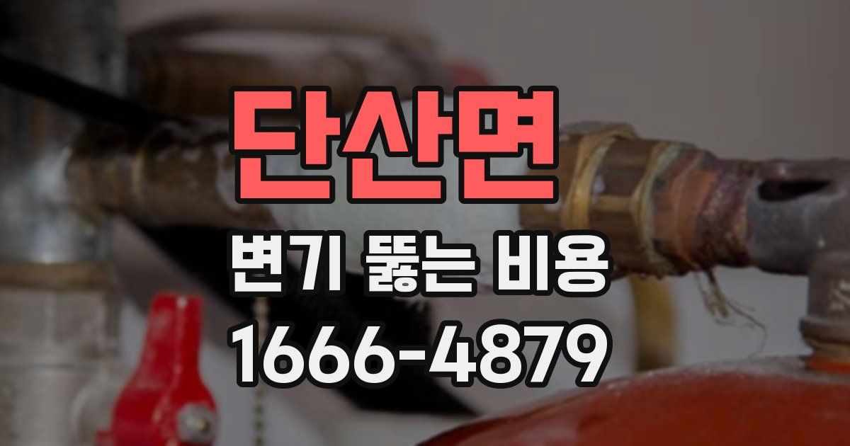 단산면 변기 뚫는 비용