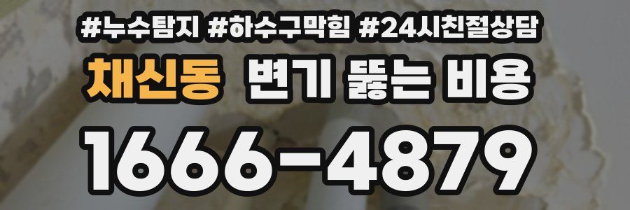채신동 변기 뚫는 비용