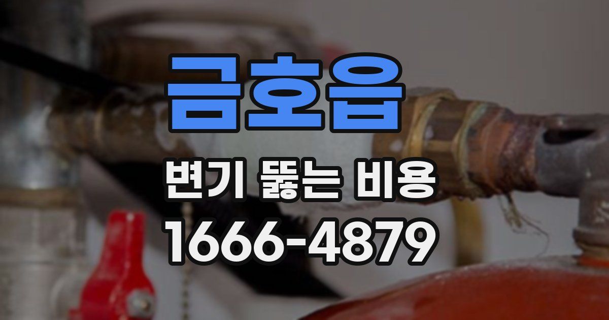 금호읍 변기 뚫는 비용