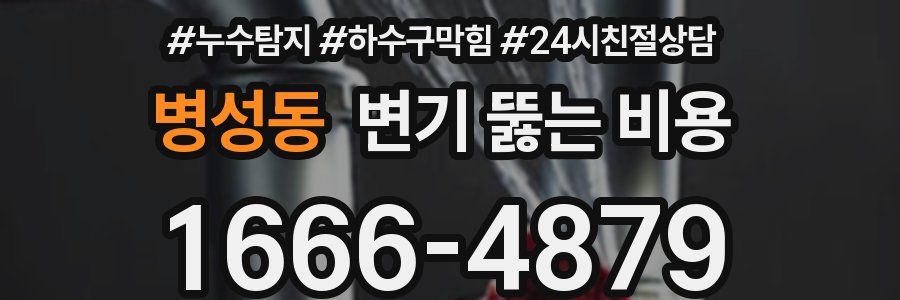 병성동 변기 뚫는 비용
