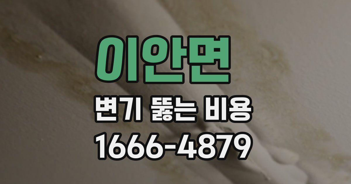 이안면 변기 뚫는 비용