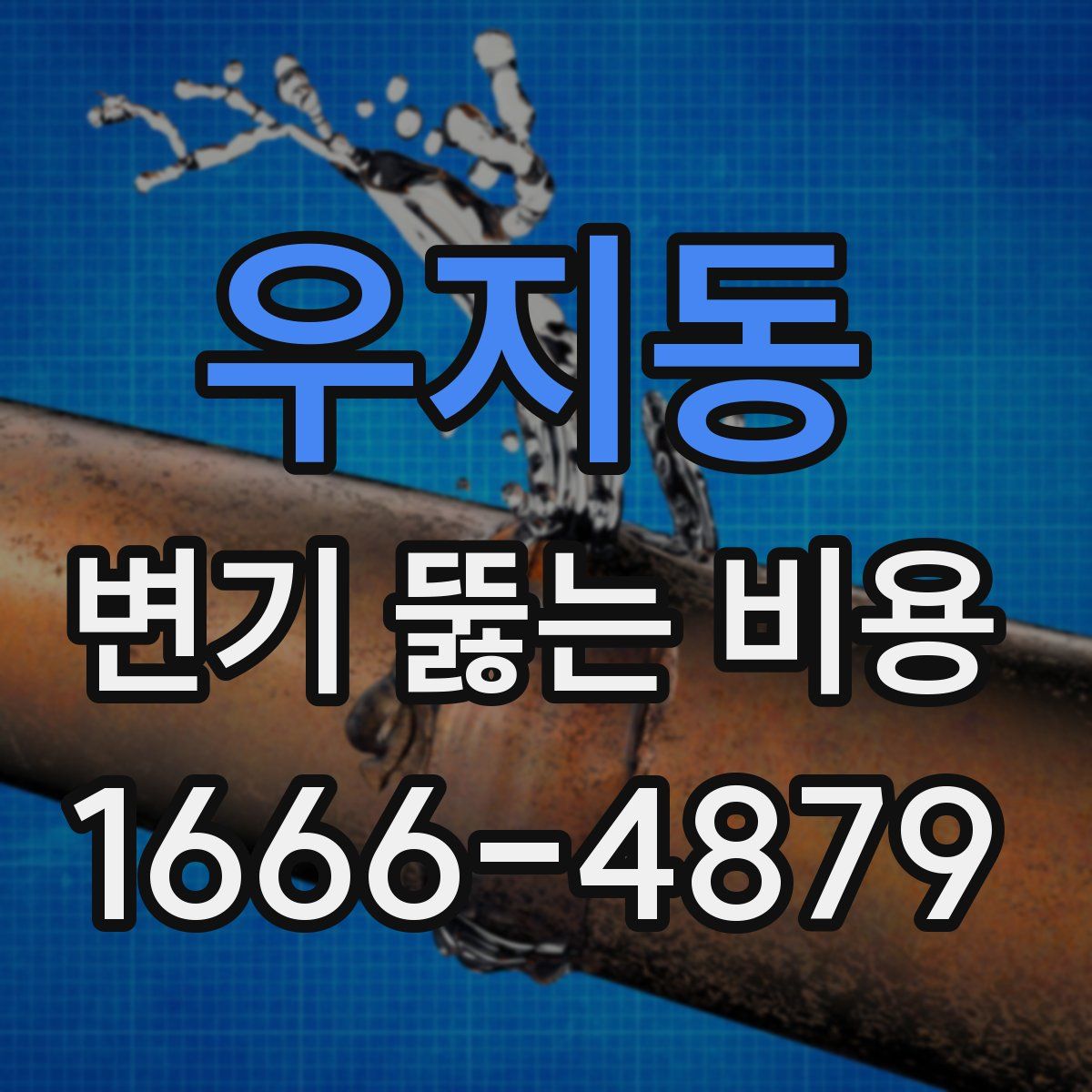 우지동 변기 뚫는 비용