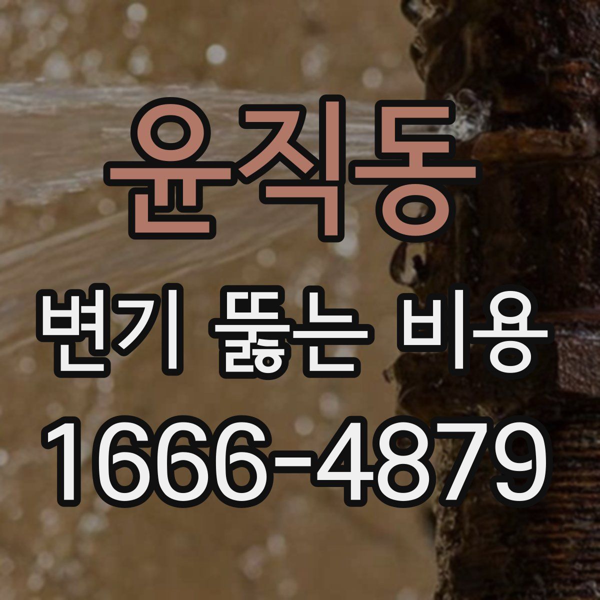 윤직동 변기 뚫는 비용