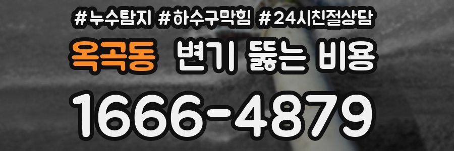 옥곡동 변기 뚫는 비용