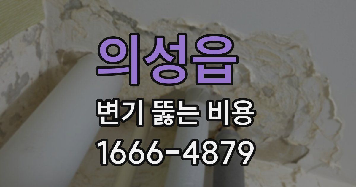 의성읍 변기 뚫는 비용