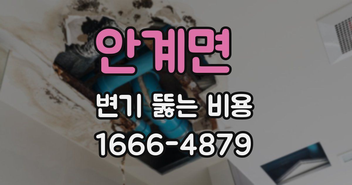 안계면 변기 뚫는 비용