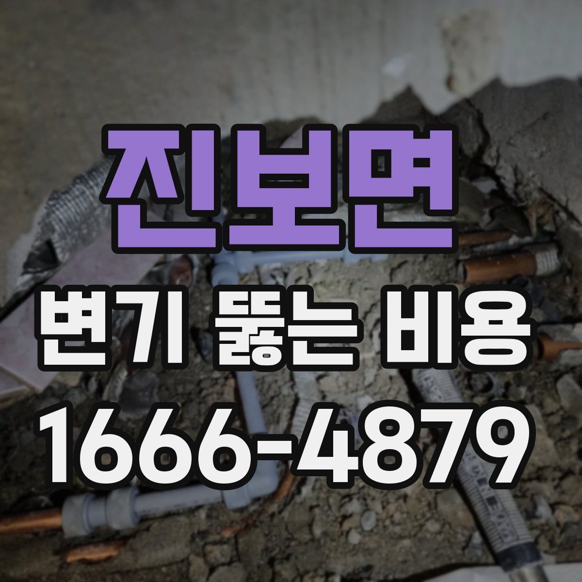 진보면 변기 뚫는 비용