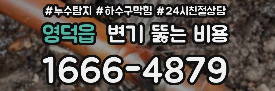 영덕읍 변기 뚫는 비용