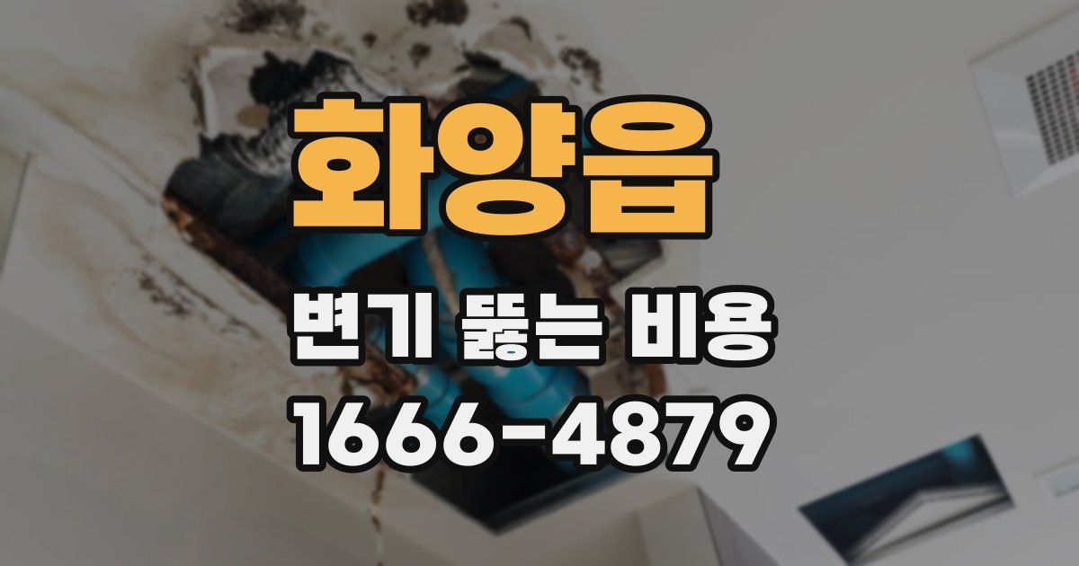 화양읍 변기 뚫는 비용