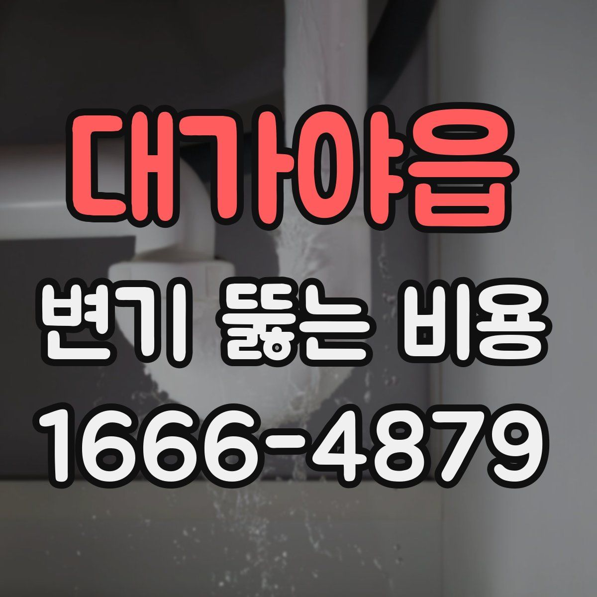 대가야읍 변기 뚫는 비용