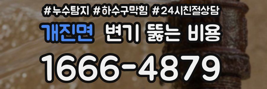 개진면 변기 뚫는 비용