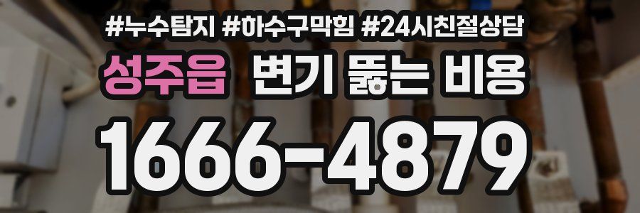 성주읍 변기 뚫는 비용