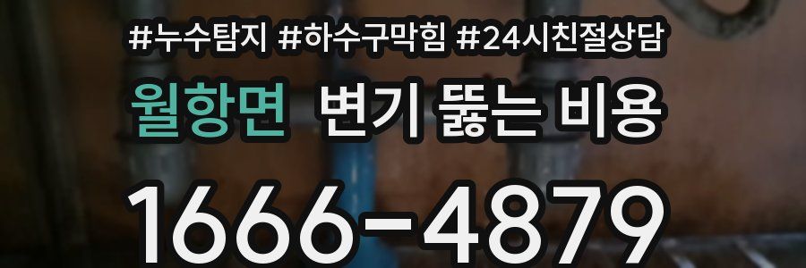 월항면 변기 뚫는 비용