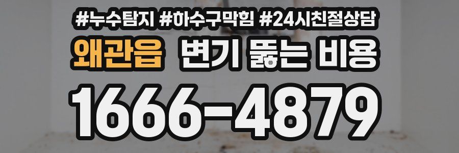 왜관읍 변기 뚫는 비용