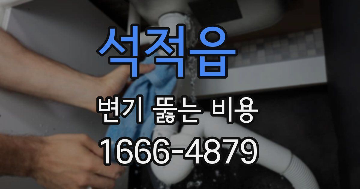석적읍 변기 뚫는 비용