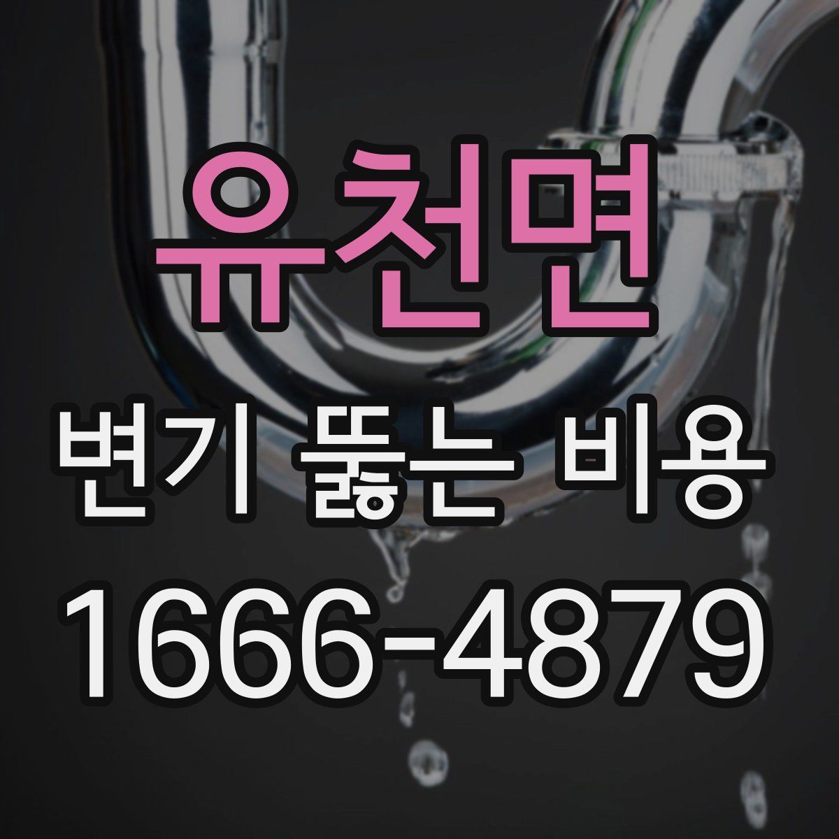 유천면 변기 뚫는 비용