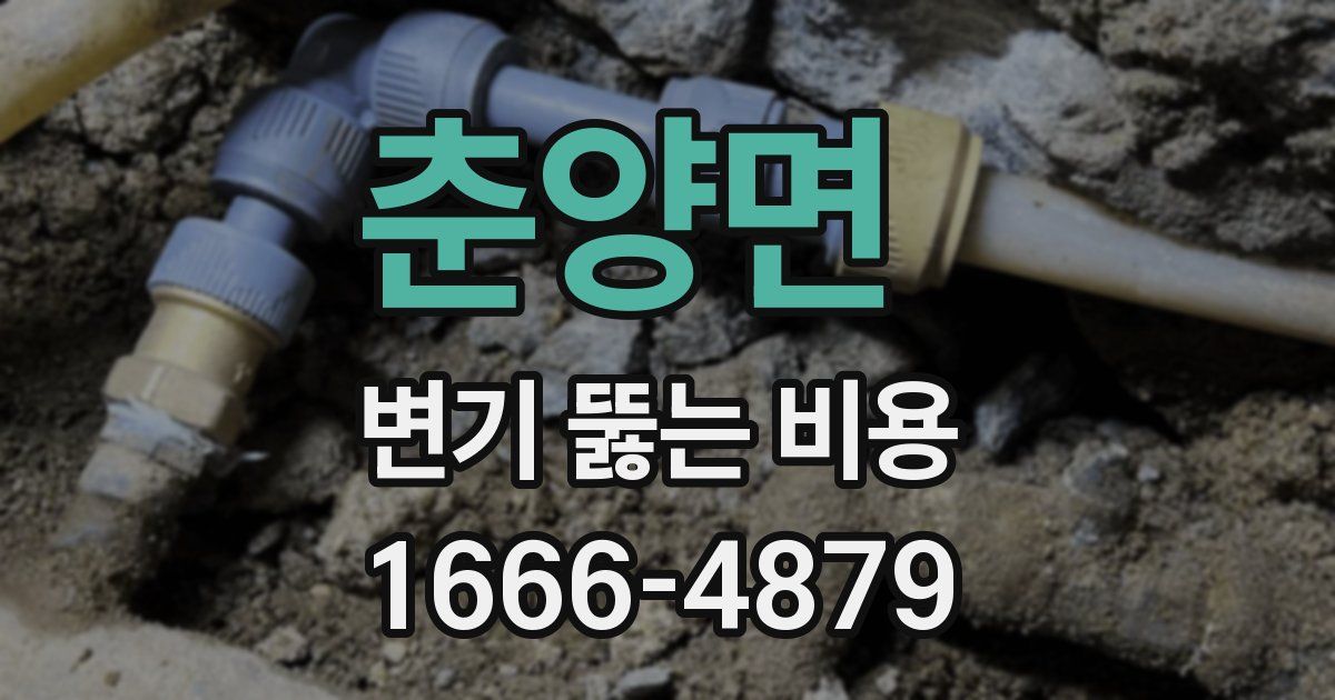 춘양면 변기 뚫는 비용