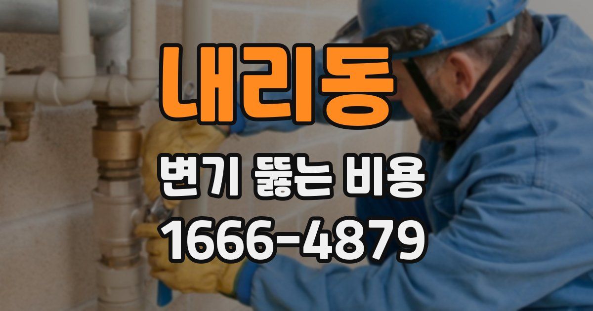내리동 변기 뚫는 비용