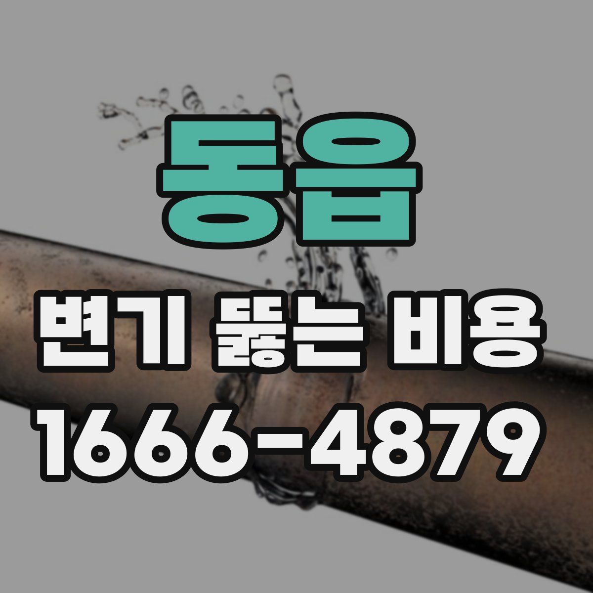 동읍 변기 뚫는 비용