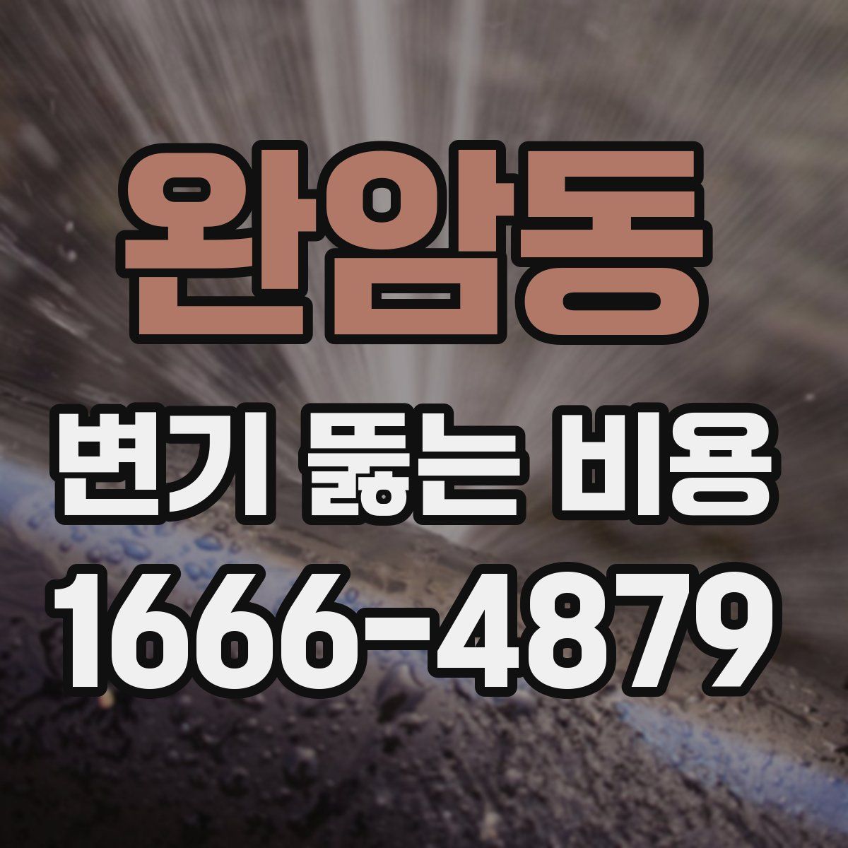 완암동 변기 뚫는 비용
