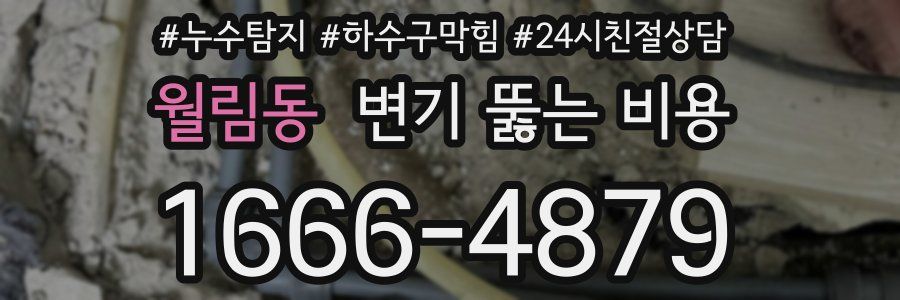 월림동 변기 뚫는 비용