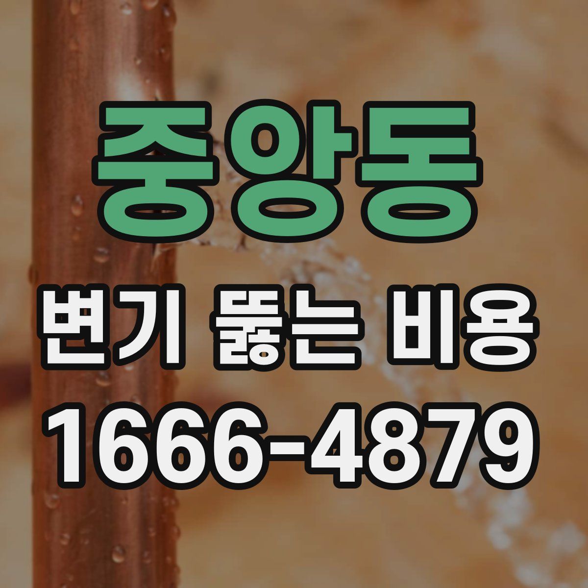 중앙동 변기 뚫는 비용