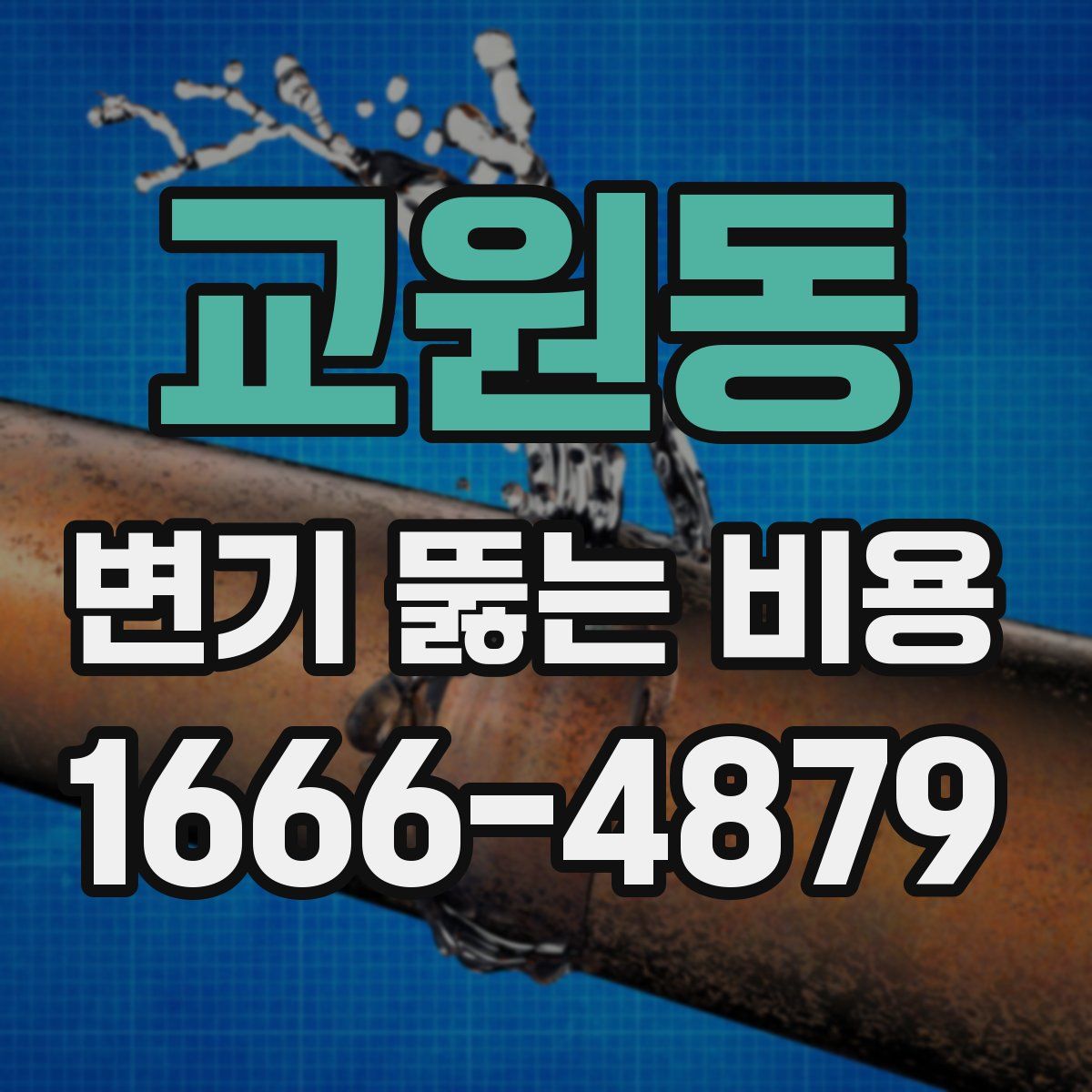 교원동 변기 뚫는 비용