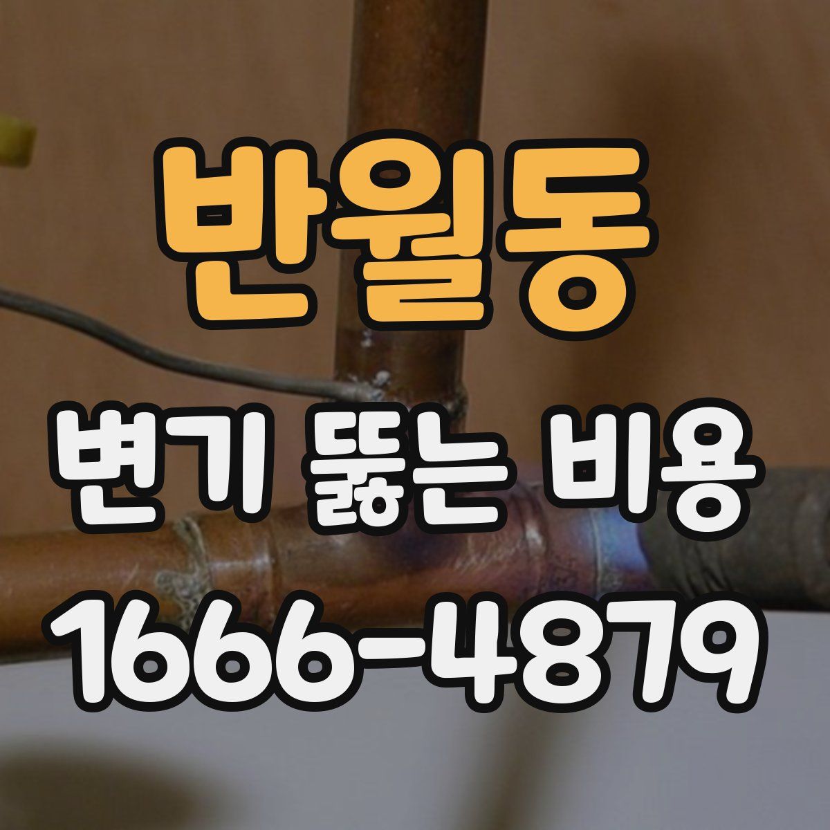 반월동 변기 뚫는 비용