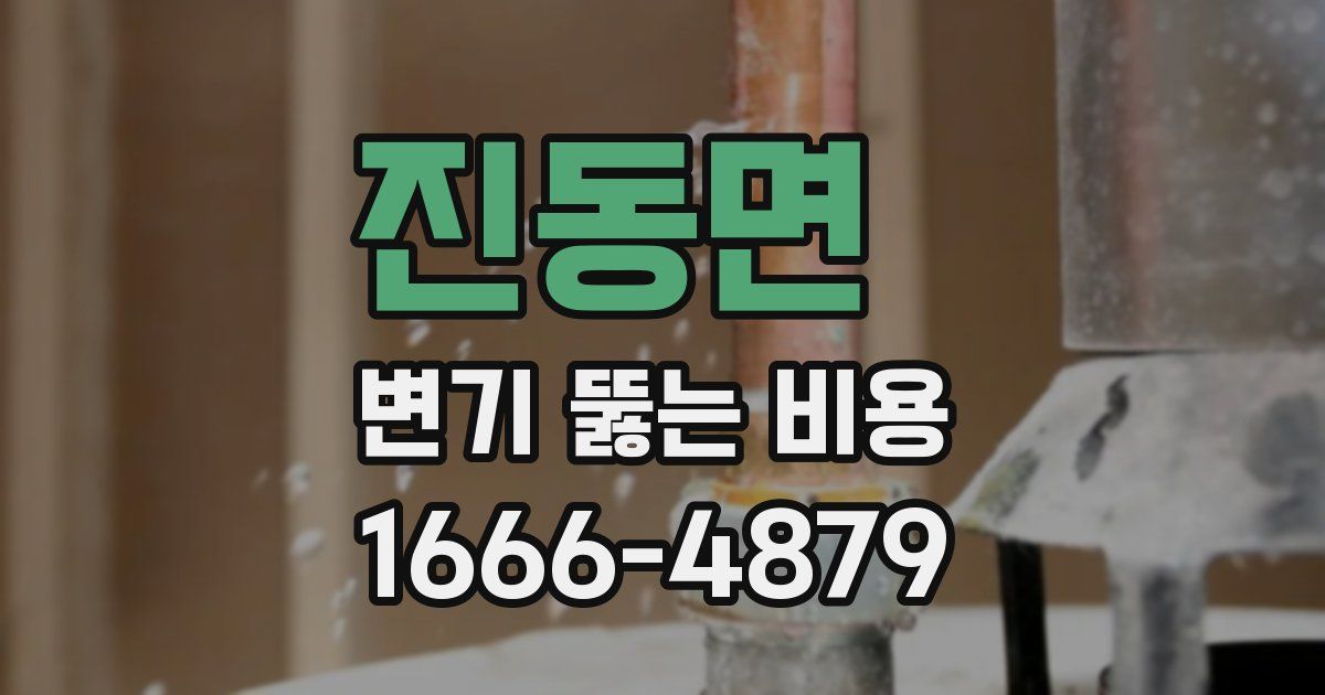 진동면 변기 뚫는 비용
