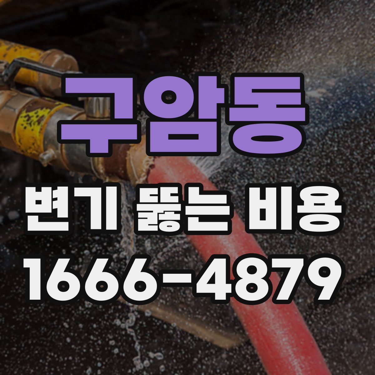 구암동 변기 뚫는 비용