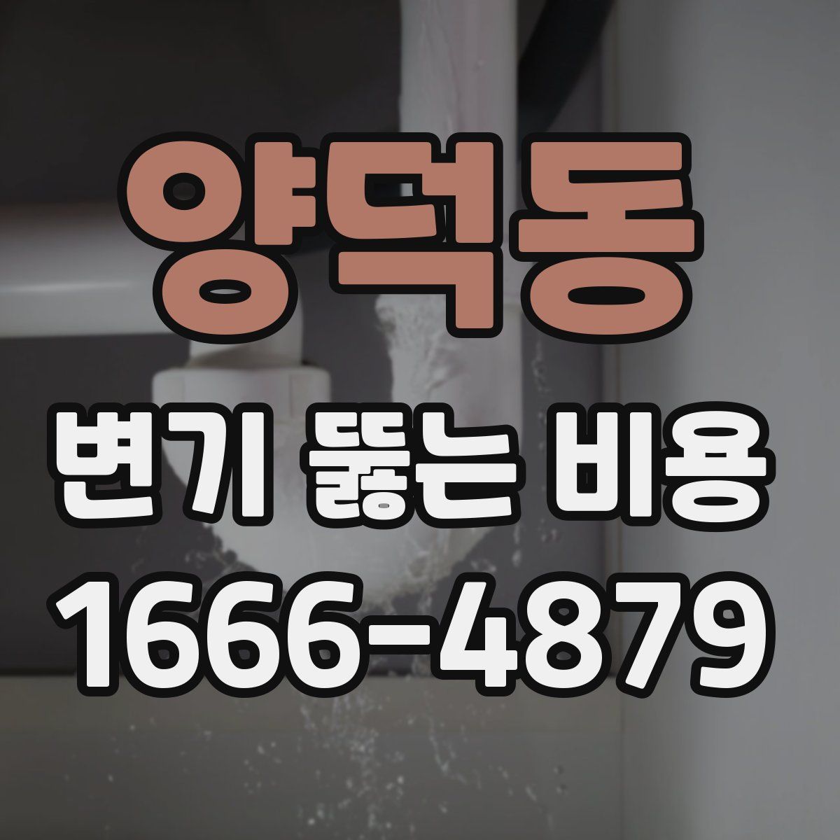 양덕동 변기 뚫는 비용