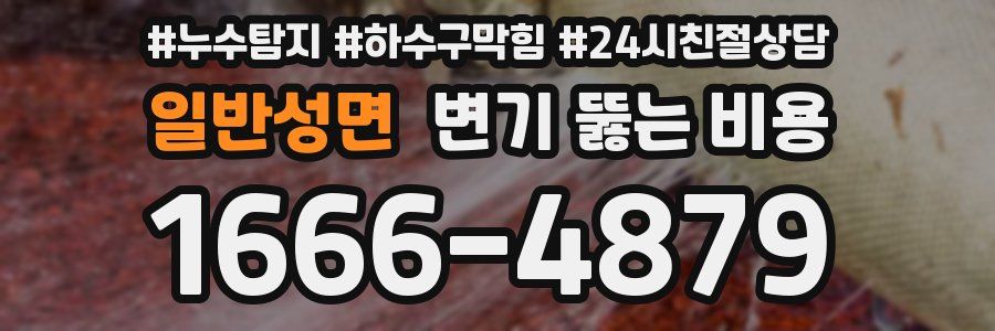 일반성면 변기 뚫는 비용