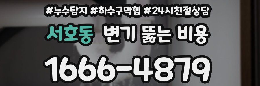 서호동 변기 뚫는 비용