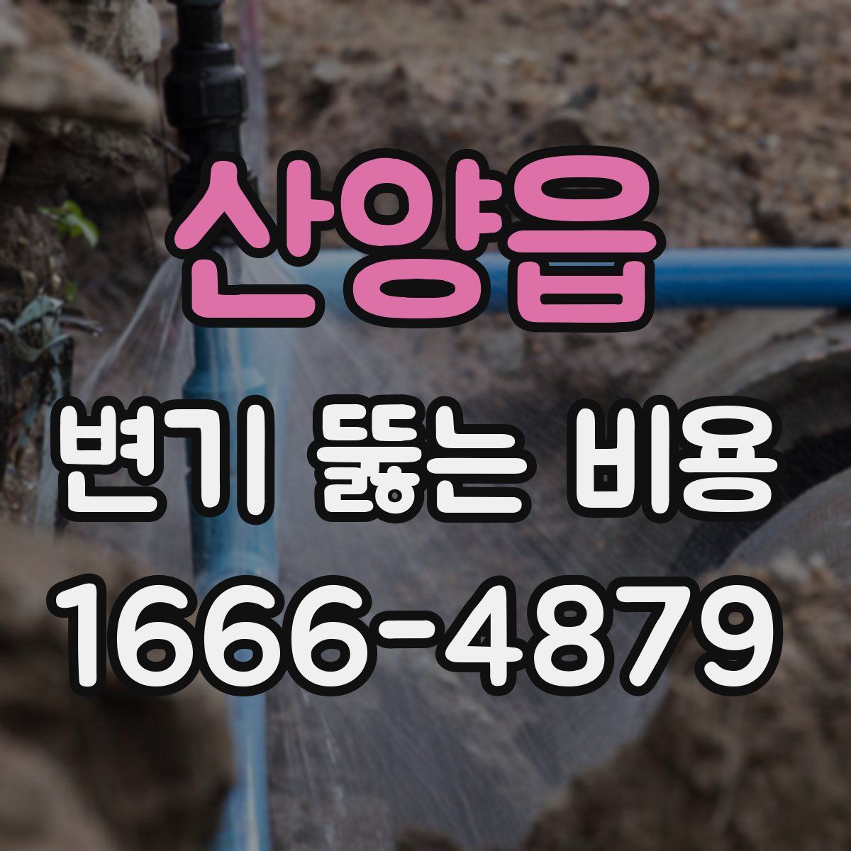 산양읍 변기 뚫는 비용