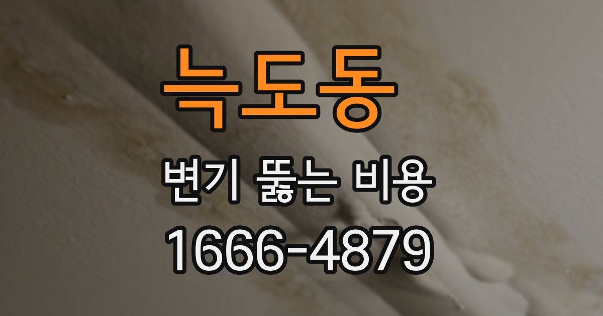 늑도동 변기 뚫는 비용