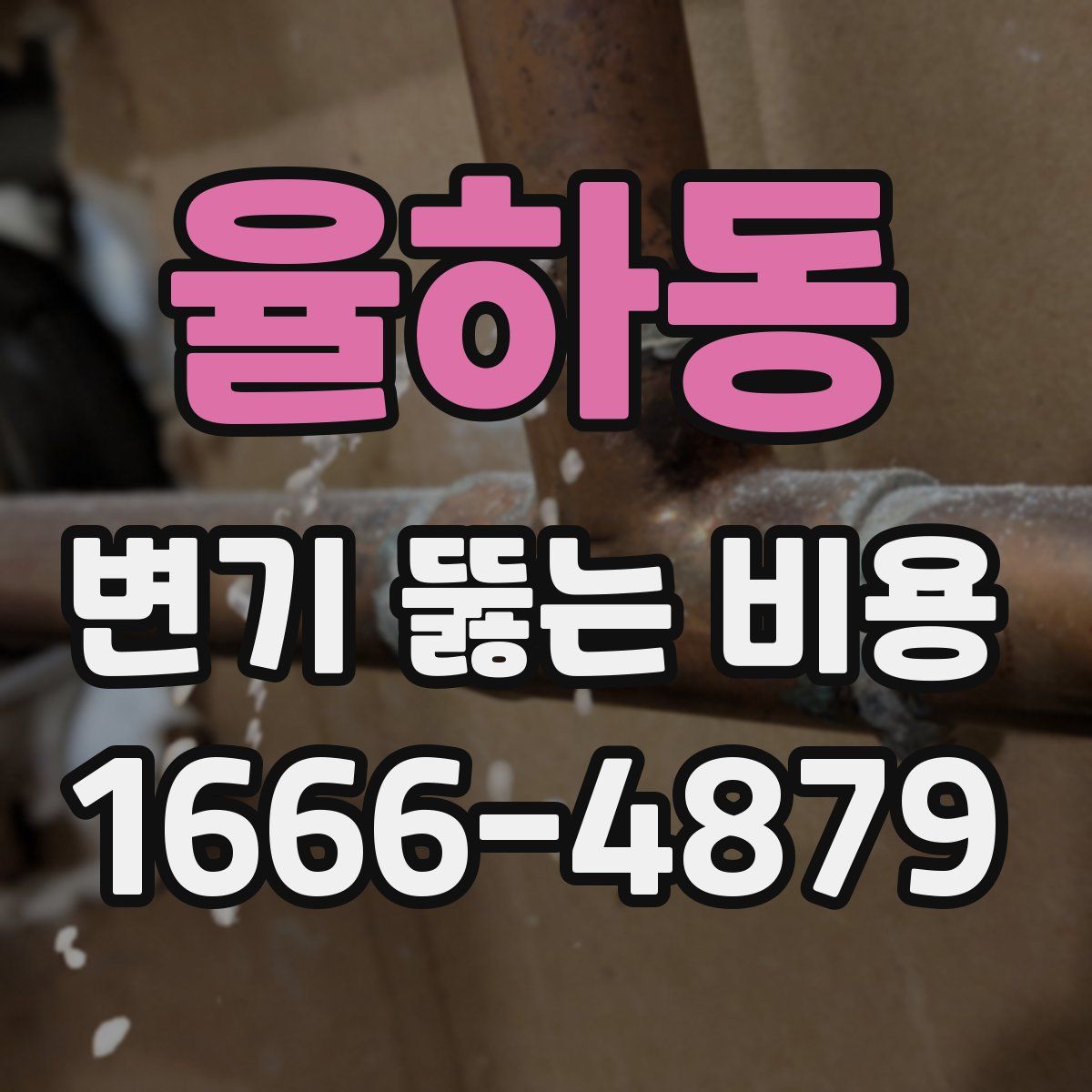 율하동 변기 뚫는 비용