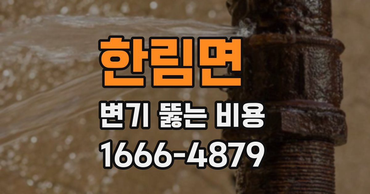 한림면 변기 뚫는 비용