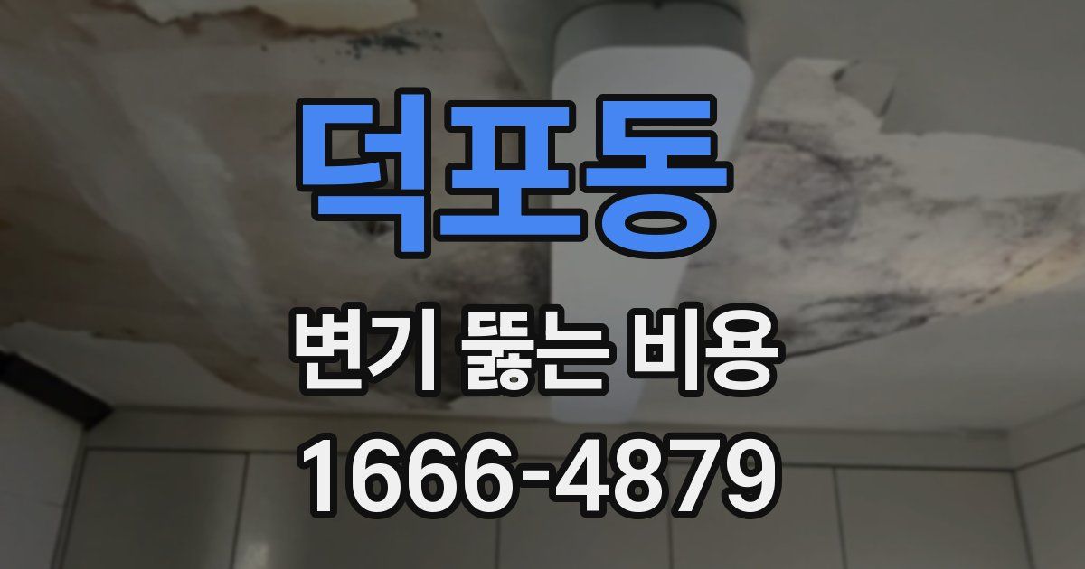 덕포동 변기 뚫는 비용