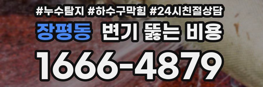 장평동 변기 뚫는 비용