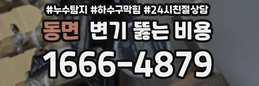 동면 변기 뚫는 비용