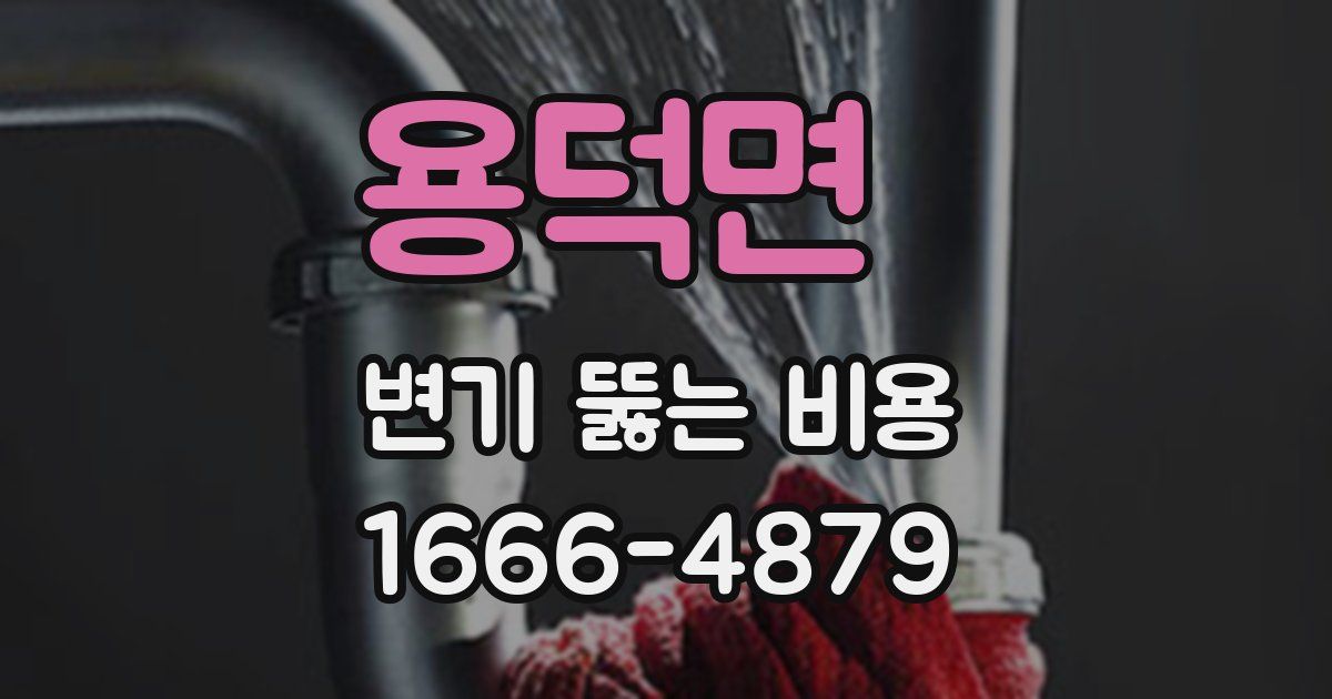 용덕면 변기 뚫는 비용