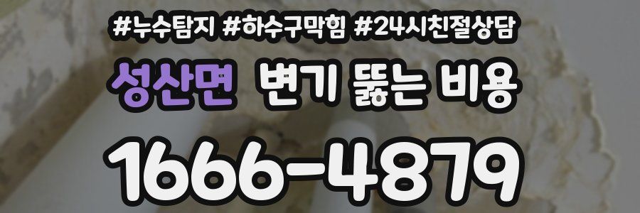성산면 변기 뚫는 비용