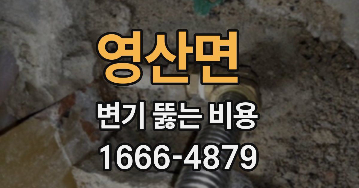 영산면 변기 뚫는 비용