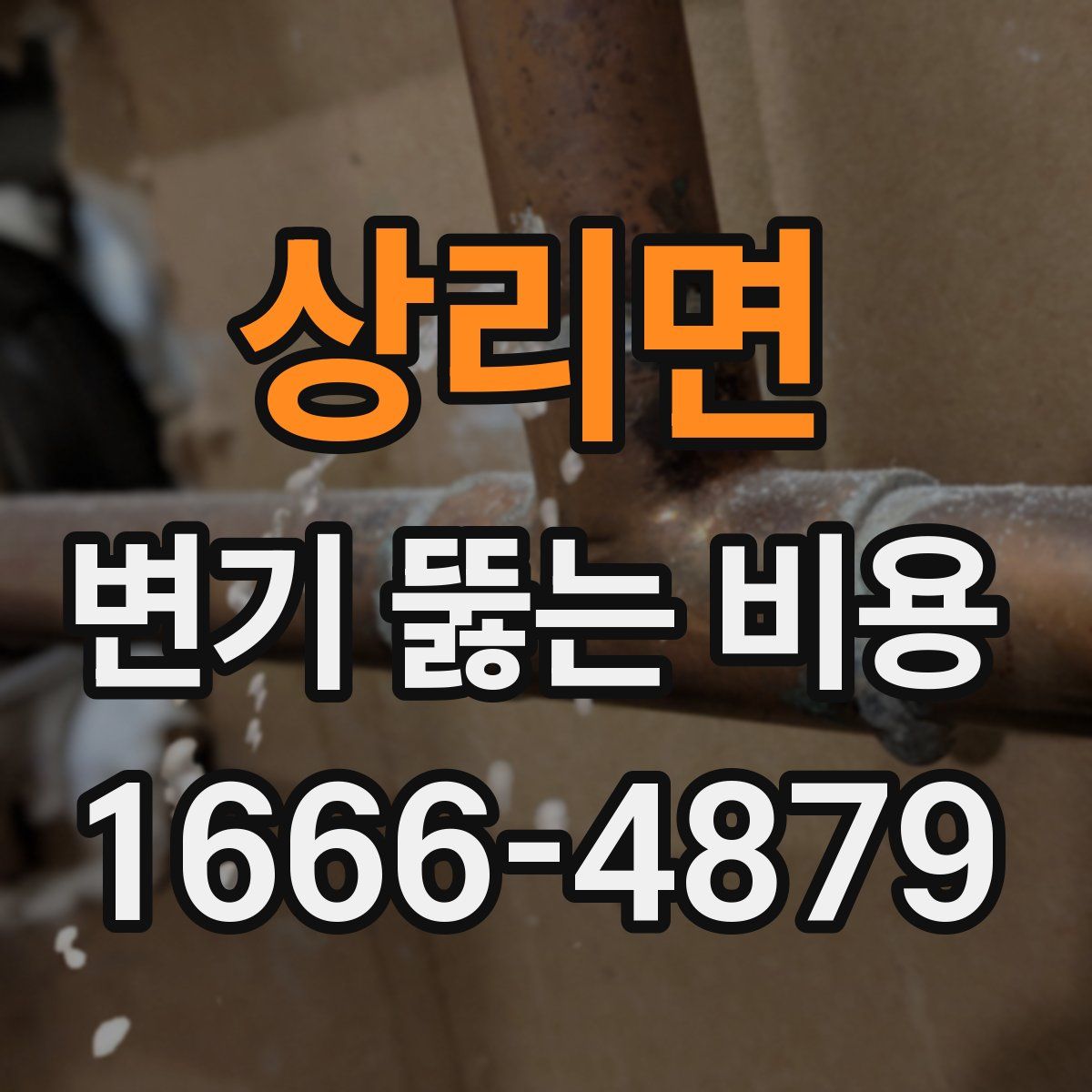 상리면 변기 뚫는 비용