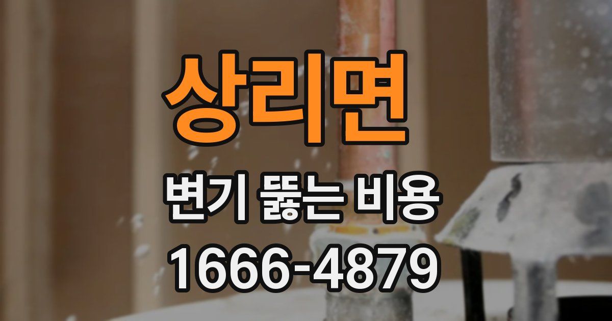 상리면 변기 뚫는 비용